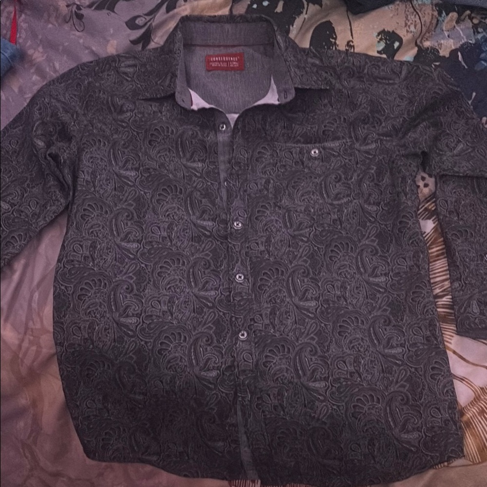 Robert Graham Black Paisley Shirt